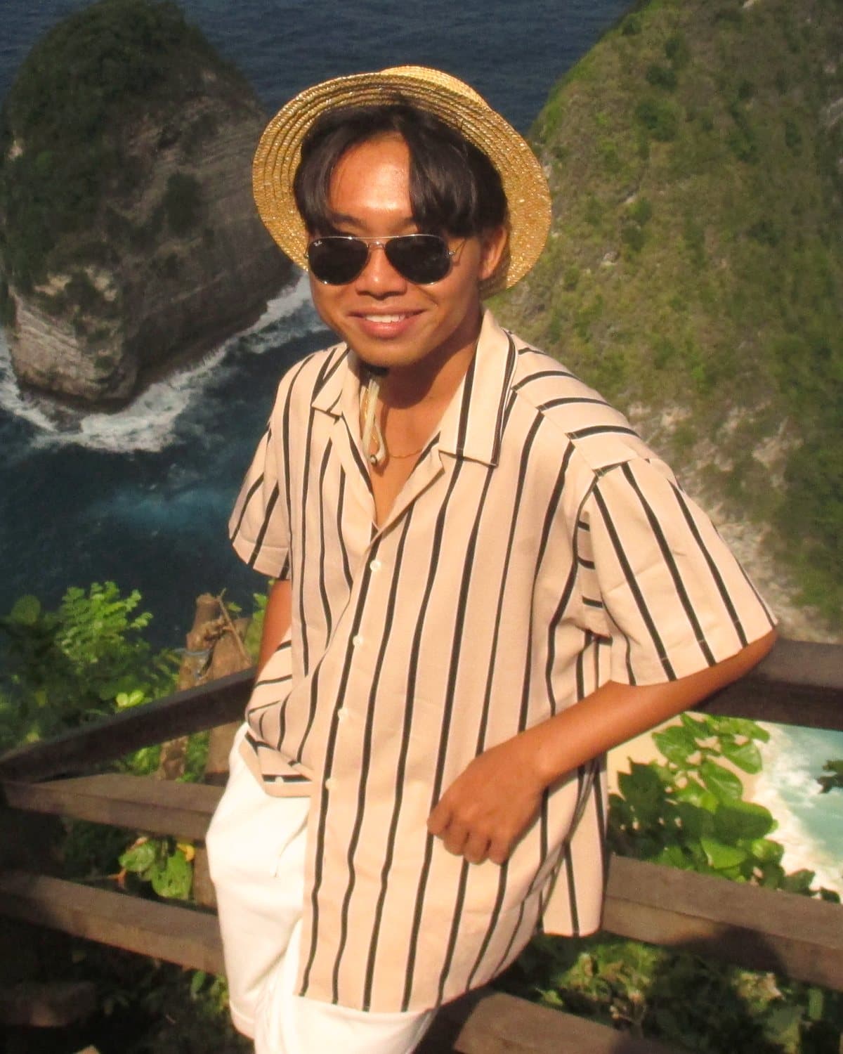 Edwin Suputra di Nusa Penida